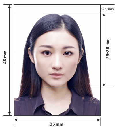korea visa photo taille criteres exemple